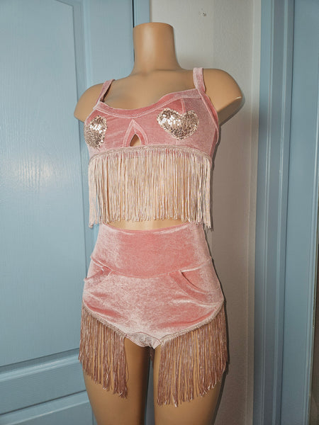 LOVE-STRUCK MAUVE PINK TOP