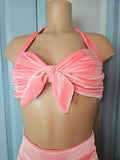 Starlet Ruched Top Coral Velvet