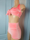 Starlet Ruched Top Coral Velvet