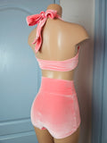 Starlet Ruched Top Coral Velvet