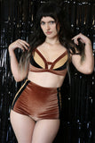 Ziggy Retro Velvet Bikini Top