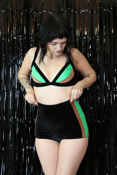 Zelda Retro Velvet Bikini Bottom