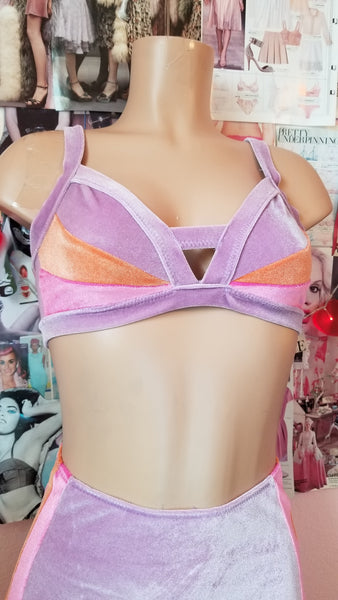 Tart Retro Velvet Bikini Top