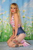 Samantha Cherry Halter Top