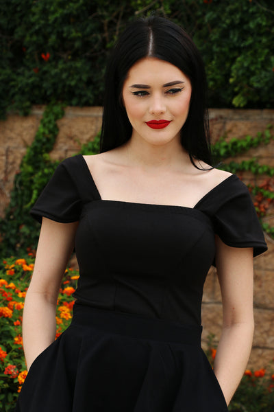 FINAL SALE Alexandra Top in Black