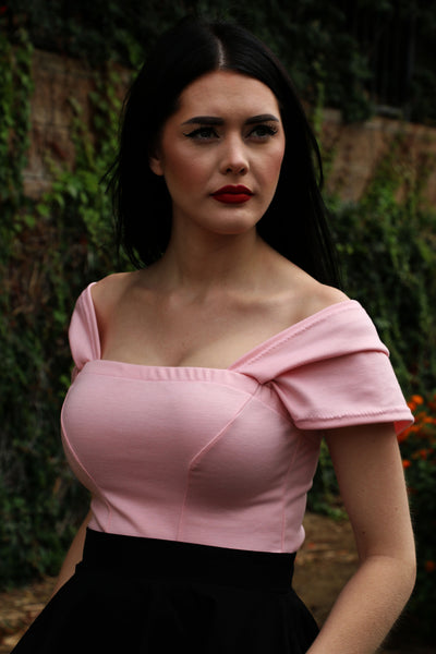 FINAL SALE Alexandra Top in Pink