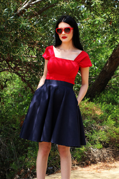 FINAL SALE Alexandra Top in Red