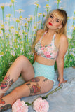 Sweet Pea Bottom in Mint Dot