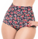 Poppy Retro Inspired Bikini Bottom