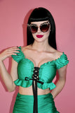 BARDOT in EMERALD GREEN