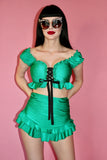 BARDOT in EMERALD GREEN