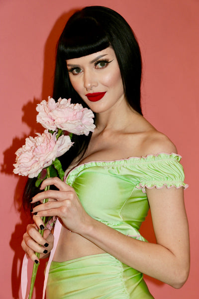 BARDOT in Pistachio & Pink