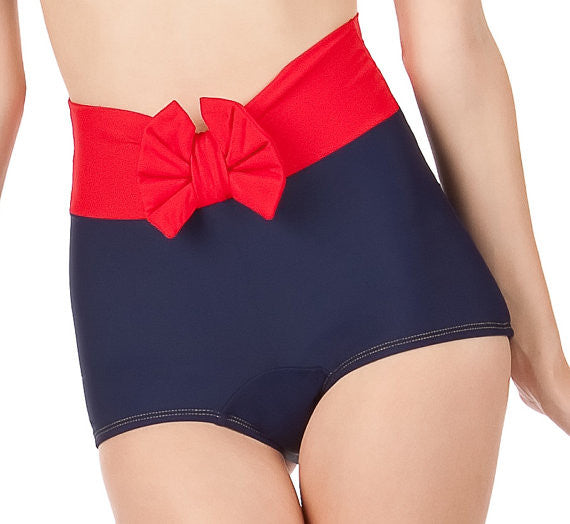FINAL SALE KATY Retro Highwaisted Bikini Bottom