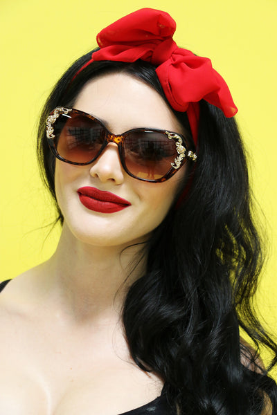 Peony Sunnies in Tortoise Shell