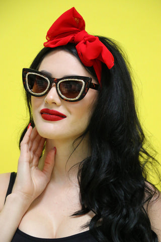 Glamour Puss Sunnies in Tortoise Shell