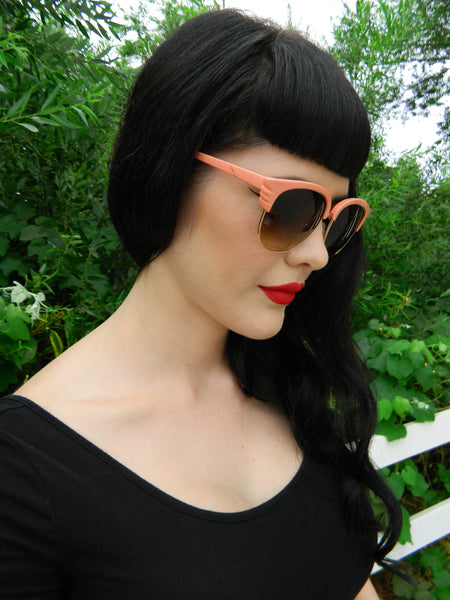Jewels Sunglasses in Peach