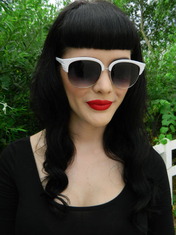 Jewels Sunnies in White