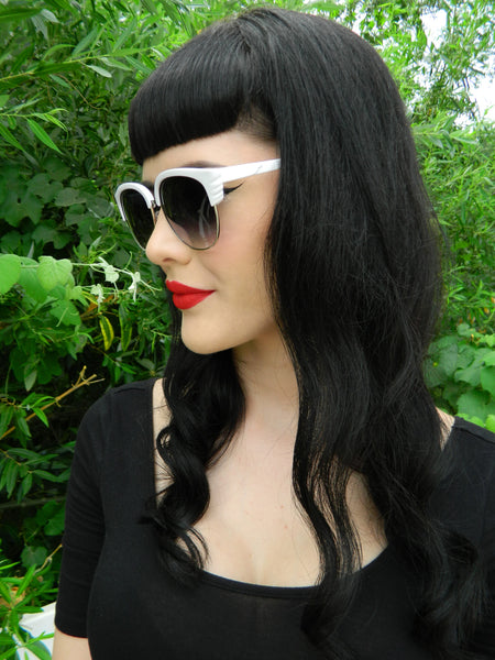 Jewels Sunnies in White